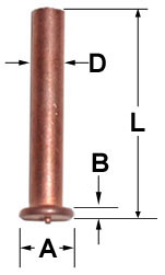 Flanged CD Weld Pins Diagram