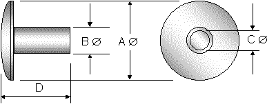 Aluminum Domed Nail Caps, Capped Washers, Insulation Washers, Impression Clips Diagram